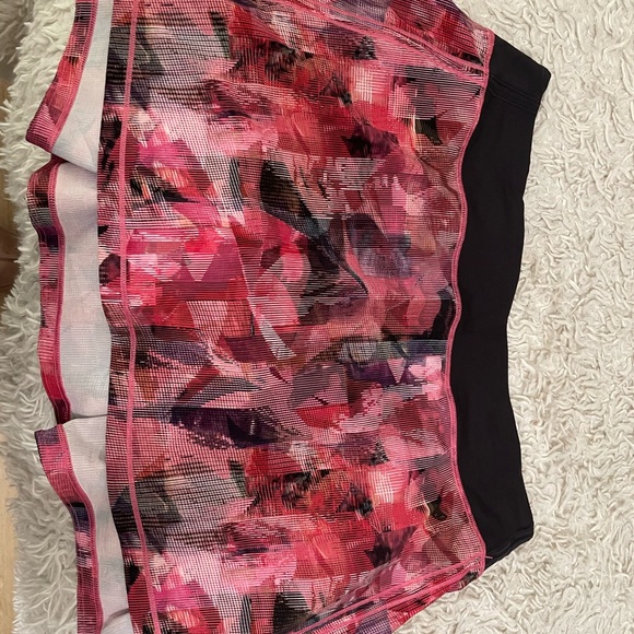 lululemon athletica Black and Pink Patterned Mini Skirt - Picture 2 of 5